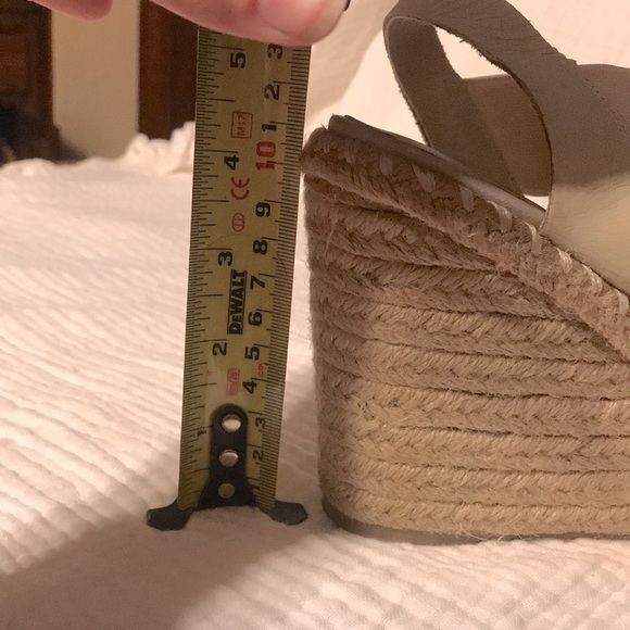 Tan Wedge Sandals - Picture 4 of 4